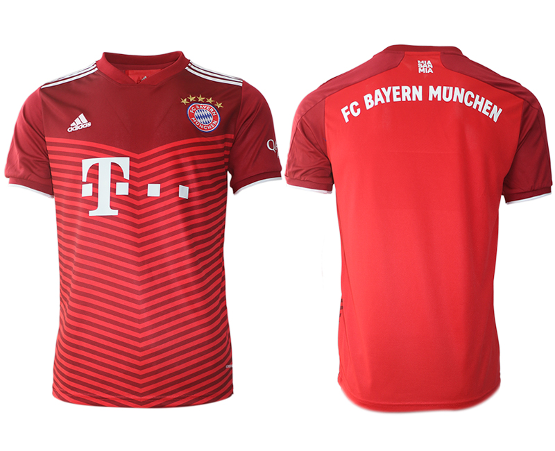 Cheap Men 2021-2022 Club Bayern Munich home aaa version red blank Soccer Jersey